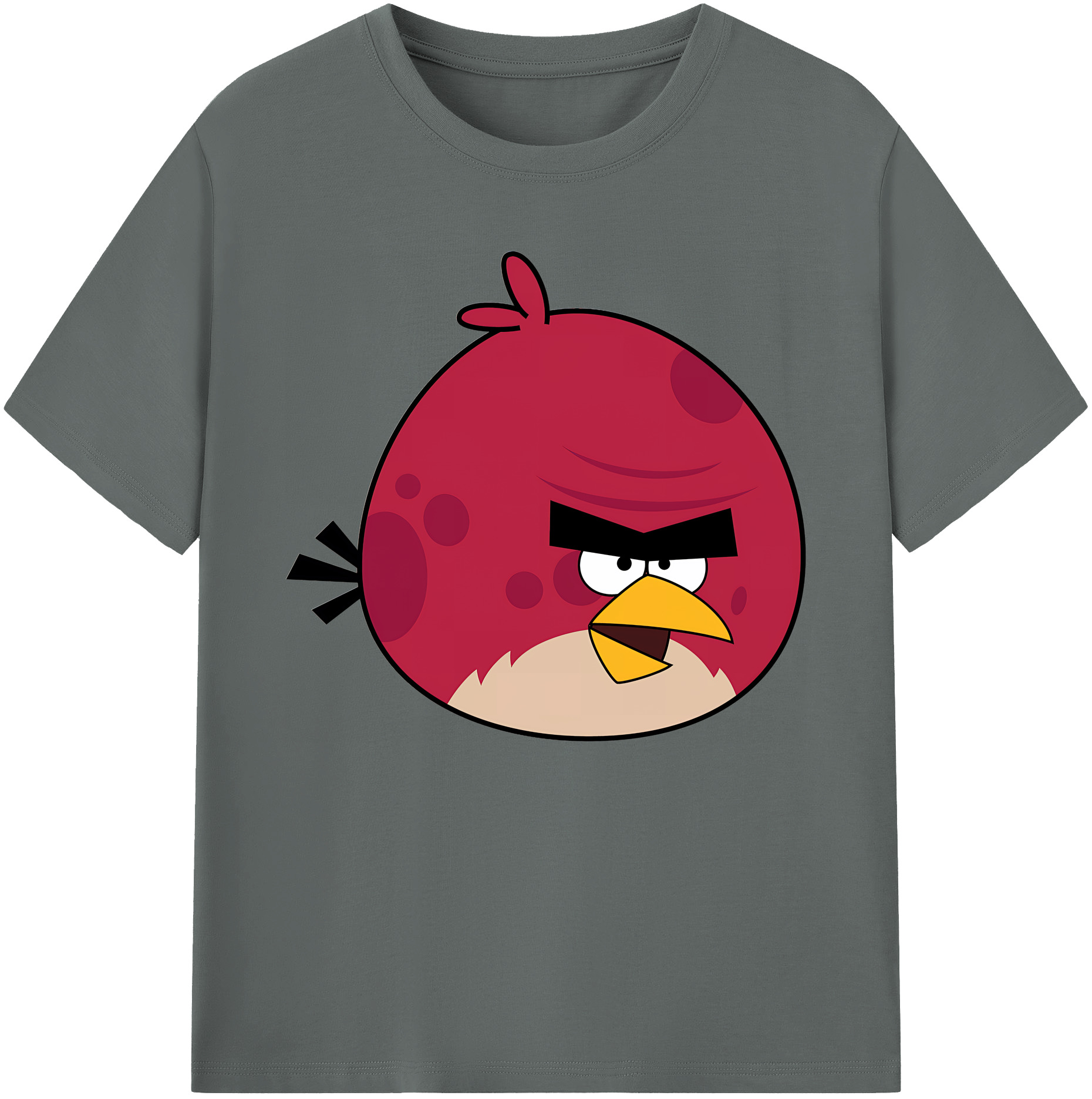 （画像用） Angry Birds アングリーバード 綿100％ メンズ半袖Tシャツ｜肌触りやわらか＆通気性